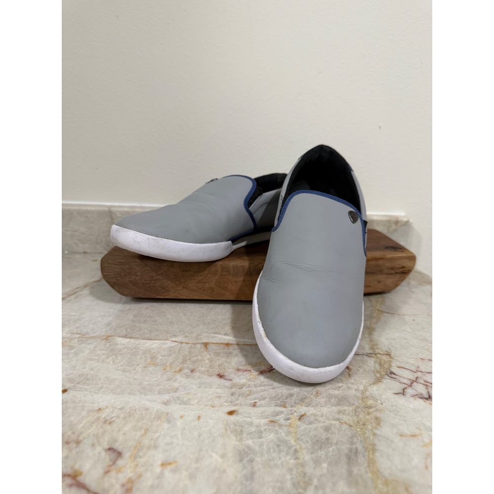 Macbeth McQueen Gray Blue Slip On Skate Sneakers Slip On Shoes Blink 182 Size 9